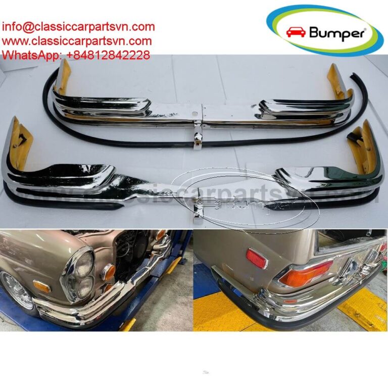 Mercedes W111 W112 models 280SE 3,5L V8 Convertible bumpers (1969)