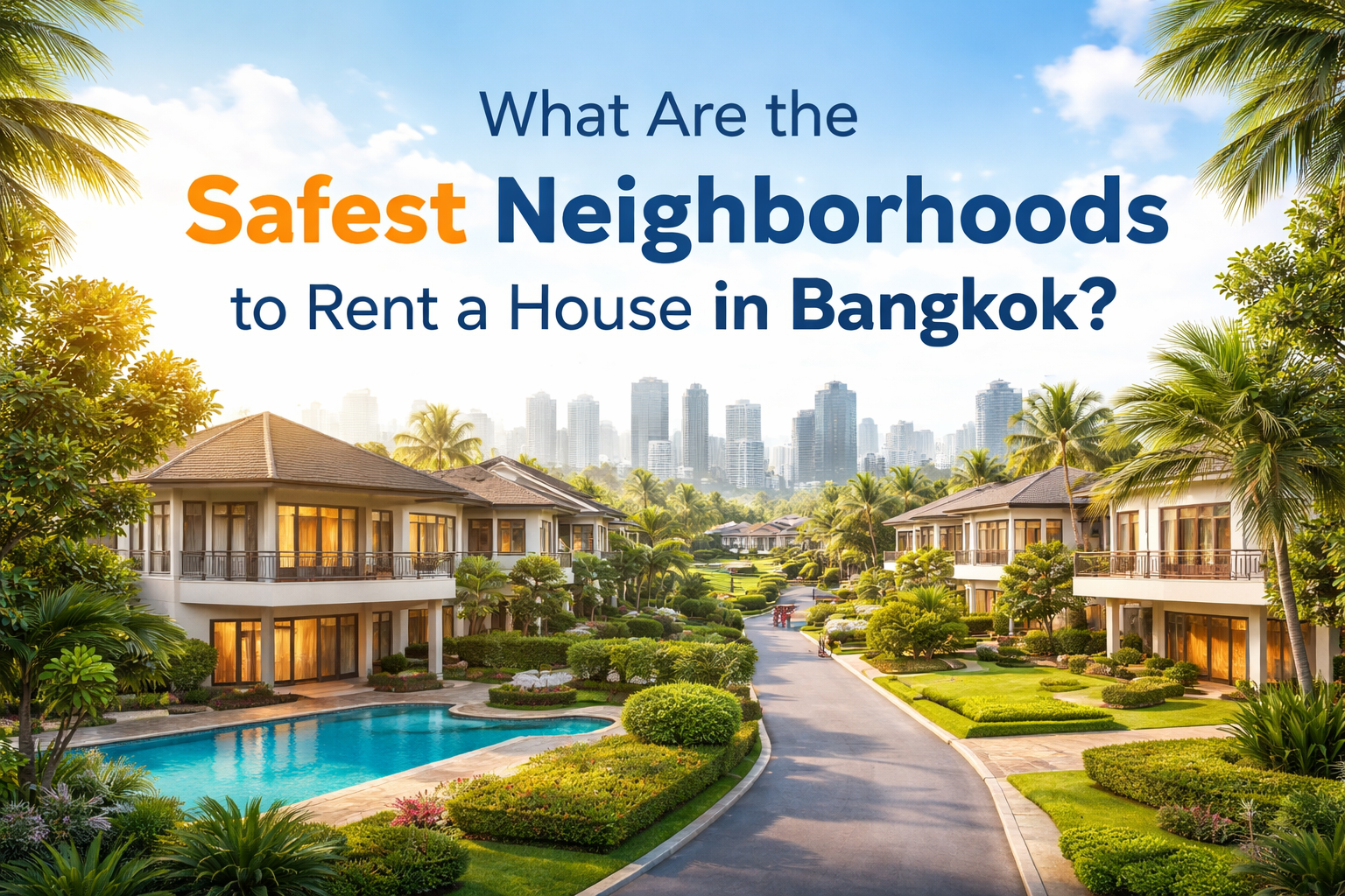 What are the safest neighborhoods to rent a house in Bangkok?