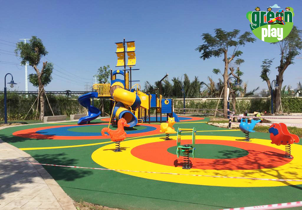 EPDM Flooring for Children's Playground and Sports Field