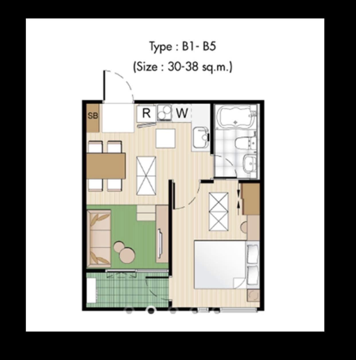 One Bedroom Condo For Rent