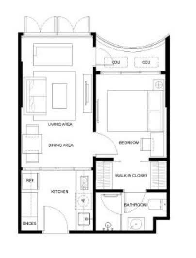 One Bedroom Condo For Rent