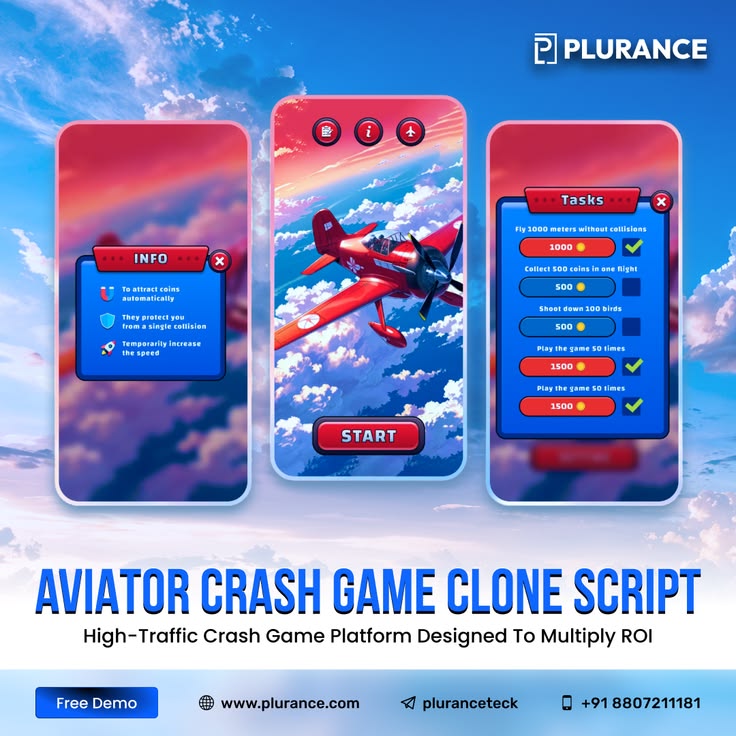 Own a Market-Ready Crypto Game Using Whitelabel Aviator Game Clone Software